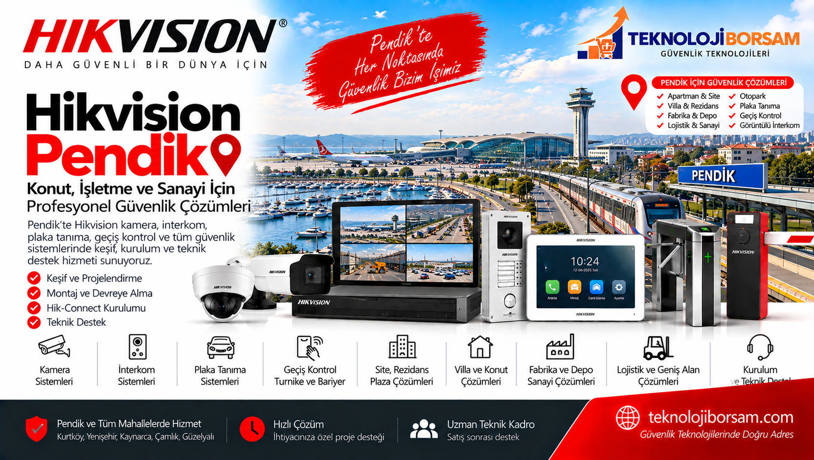 Hikvision Pendik | Kamera ve Güvenlik Sistemleri Kurulumu
